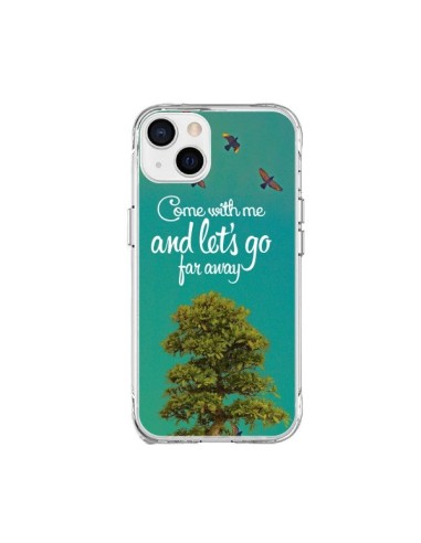 Cover iPhone 15 Plus Let's Go Far Away Alberi - Eleaxart