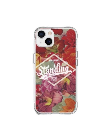 Coque iPhone 15 Plus Standing On The Sun Fleur - Eleaxart