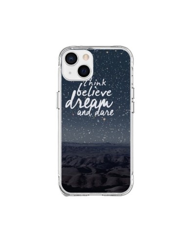 iPhone 15 Plus Case Think believe dream and dare - Eleaxart