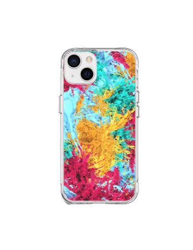 Coque iPhone 15 Plus Splashes Peintures - Eleaxart