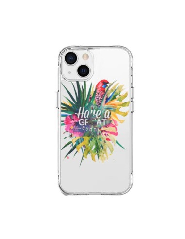 iPhone 15 Plus Case Have a great Summer Parrots - Eleaxart