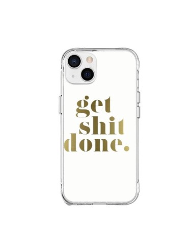 Cover iPhone 15 Plus Get Shit Done Dorato - Shop Gasoline