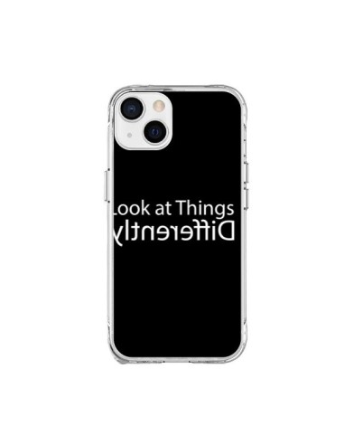 Cover iPhone 15 Plus Look at Different Things Bianco - Shop Gasoline