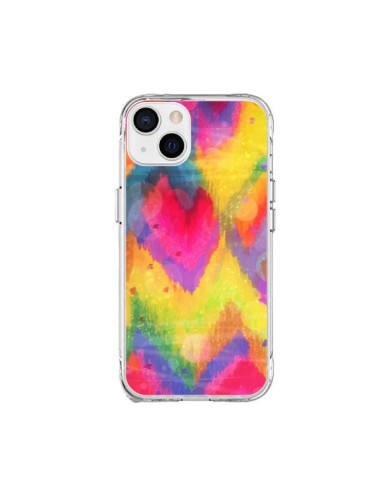 iPhone 15 Plus Case Heart Tribal - Ebi Emporium