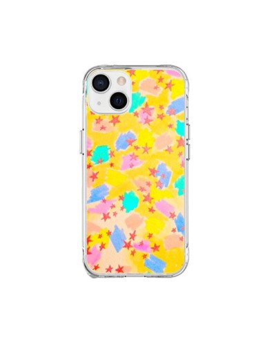 Coque iPhone 15 Plus Stars Etoiles Jaunes - Ebi Emporium