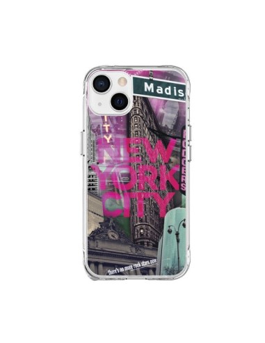 Coque iPhone 15 Plus New York City Rose - Javier Martinez