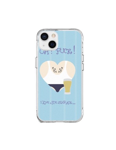 Coque iPhone 15 Plus Homme Man Fuck Love Coeur Amour - Julien Martinez