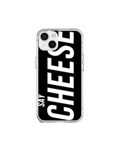 Cover iPhone 15 Plus Say Cheese Sorriso Nero - Jonathan Perez