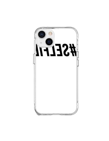 Cover iPhone 15 Plus Hashtag Selfie Nero Rovesciato - Jonathan Perez