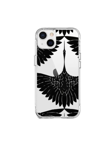 Cover iPhone 15 Plus Pavone Trasparente - Dricia Do