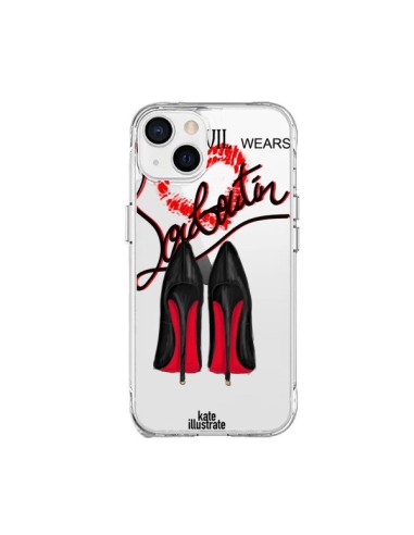 iPhone 15 Plus Case The Devil Wears Shoes Diavolo Scarpe Clear - kateillustrate