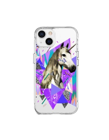 Cover iPhone 15 Plus Unicorno Azteco Trasparente - Kris Tate