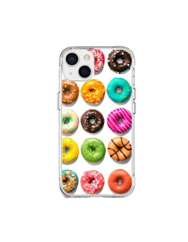 Cover iPhone 15 Plus Ciambella Multicolore Cioccolato Vaniglia - Laetitia