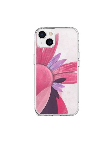 iPhone 15 Plus Case Flowers Pink - Lassana