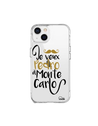 iPhone 15 Plus Case Je veux Pedro à Monte Carlo Clear - Lolo Santo