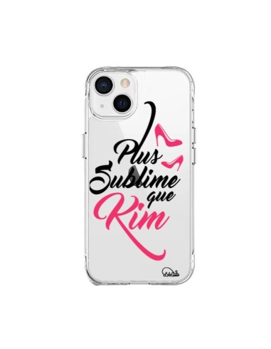 Cover iPhone 15 Plus Plus sublime que Kim Trasparente - Lolo Santo