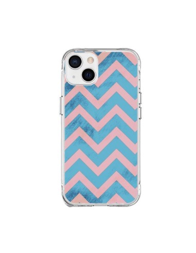 Cover iPhone 15 Plus Azteco Chevron Sunset Tramonto - Mary Nesrala