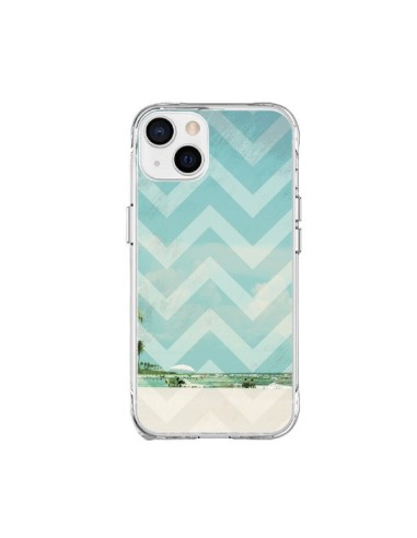 Cover iPhone 15 Plus Chevron Beach Dreams Triangolo Azteco Estate - Mary Nesrala