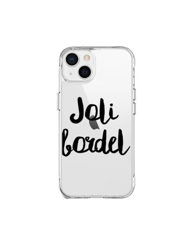 iPhone 15 Plus Case Joli Bordel Clear - Maryline Cazenave