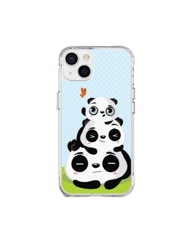 Cover iPhone 15 Plus Panda Famiglia - Maria Jose Da Luz