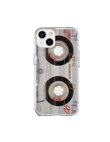 Coque iPhone 15 Plus Cassette Transparente K7 - Maximilian San