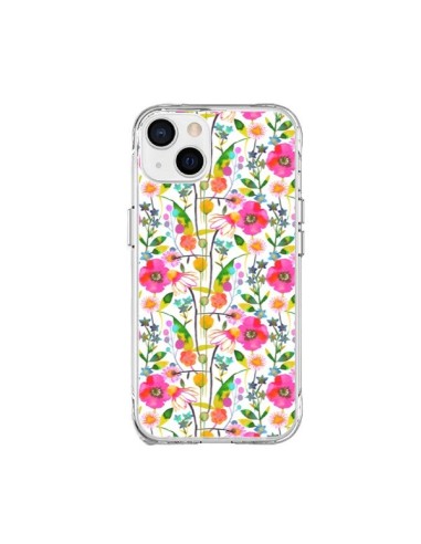 Coque iPhone 15 Plus Spring Colors Multicolored - Ninola Design