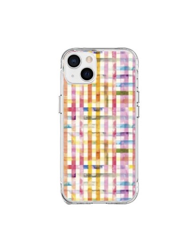 iPhone 15 Plus Case Vichy Black Yellow - Ninola Design