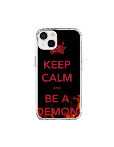 iPhone 15 Plus Case Keep Calm and Be A Demon - Nico