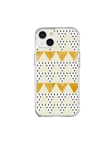 Cover iPhone 15 Plus Triangoli Oro - Pura Vida