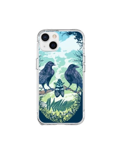 Coque iPhone 15 Plus Tête de Mort Nature - Rachel Caldwell