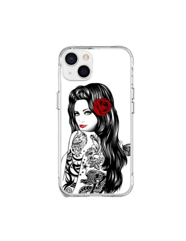 Cover iPhone 15 Plus Ragazza Tatuaggio Lolita - Rachel Caldwell