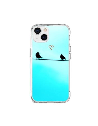 Coque iPhone 15 Plus Oiseaux Birds Amour Love - R Delean