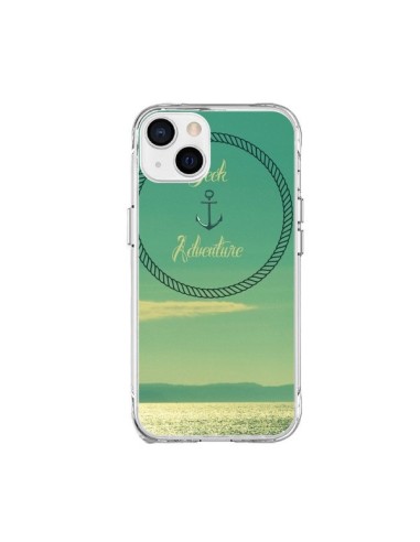 Coque iPhone 15 Plus See Adventure Aventure Ancre Navire Bateau - R Delean