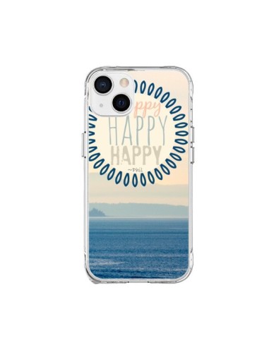 Cover iPhone 15 Plus Happy Day Mare Oceano Sabbia Spiaggia - R Delean