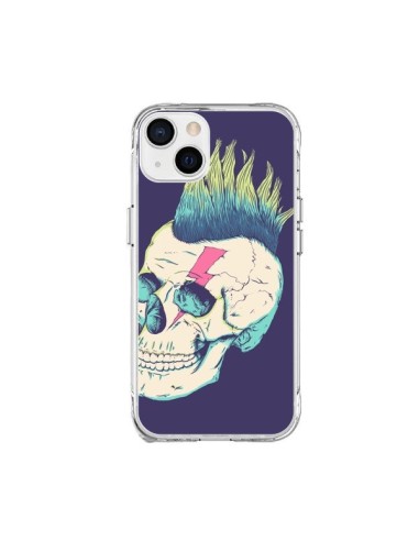 Cover iPhone 15 Plus Teschio Punk - Victor Vercesi