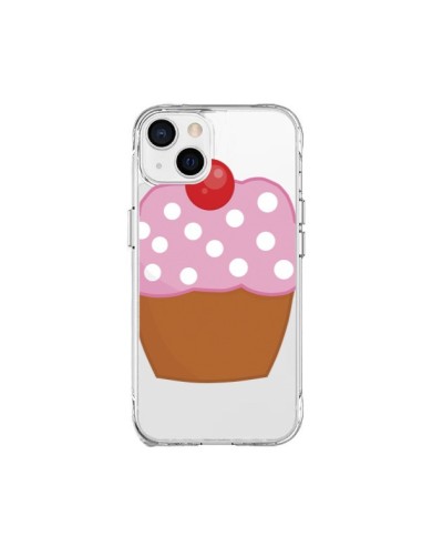 Cover iPhone 15 Plus Cupcake Ciliegia Trasparente - Yohan B.