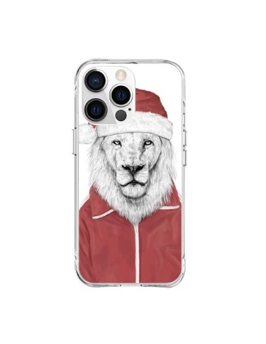 Cover iPhone 15 Pro Max Babbo Natale Leone - Balazs Solti