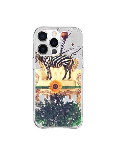 Coque iPhone 15 Pro Max Zebre The World - Eleaxart