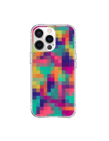 Coque iPhone 15 Pro Max Exotic Mosaic Pixels Azteque - Eleaxart