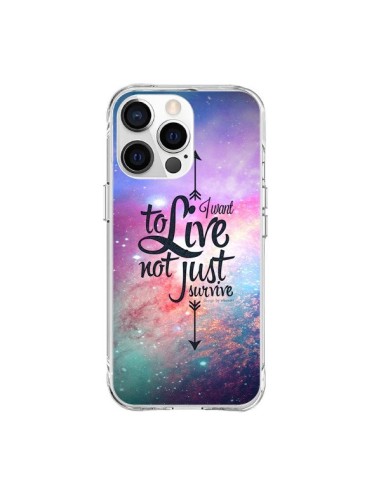 Cover iPhone 15 Pro Max I want to live Voglio Vivere - Eleaxart