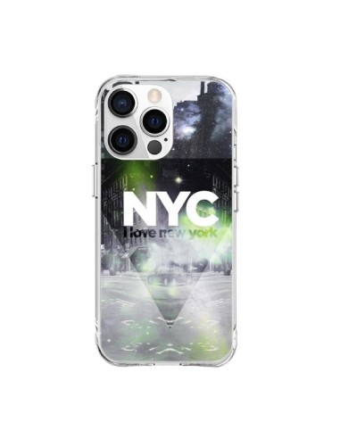 Cover iPhone 15 Pro Max I Love New York City Verde - Javier Martinez