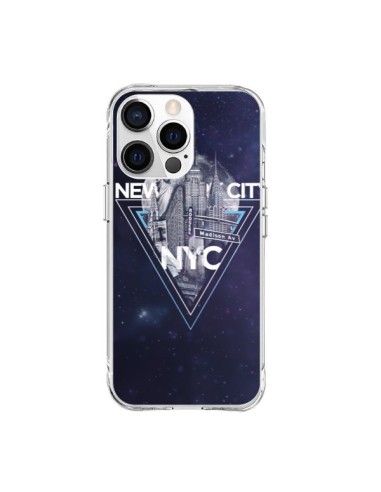 iPhone 15 Pro Max Case New York City Triangle Blue - Javier Martinez