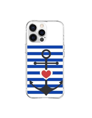 Cover iPhone 15 Pro Max Mariniere Ancora Marina Cuore - Jonathan Perez