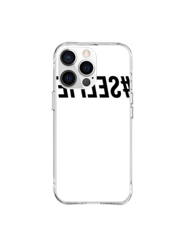 Cover iPhone 15 Pro Max Hashtag Selfie Nero Rovesciato - Jonathan Perez