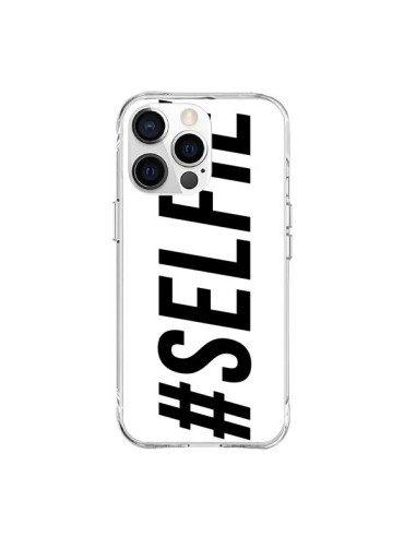 Cover iPhone 15 Pro Max Hashtag Selfie Bianco Orizzontale - Jonathan Perez