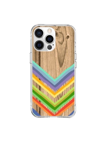 Cover iPhone 15 Pro Max Tribal Azteco Legno Wood - Jonathan Perez