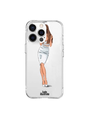 iPhone 15 Pro Max Case Ice Queen Ariana Grande Cantante Clear - kateillustrate