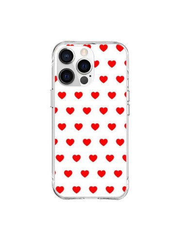 Cover iPhone 15 Pro Max Cuore Rosso sfondo Bianco - Laetitia