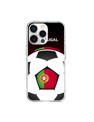 Coque iPhone 15 Pro Max Portugal Ballon Football - Madotta