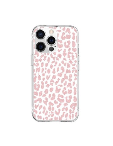 Cover iPhone 15 Pro Max Leopardo Rosa Corallo - Mary Nesrala